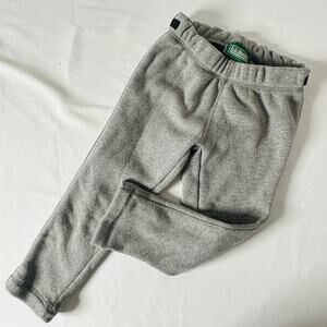 L.L.Bean Gray Fleece Lined Sweatpants Sz 5-6